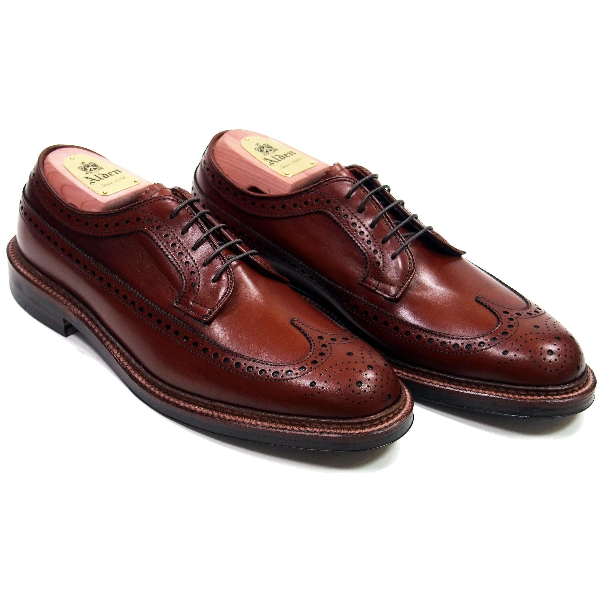 Alden 979 Burnished Tan Long Wing Blucher