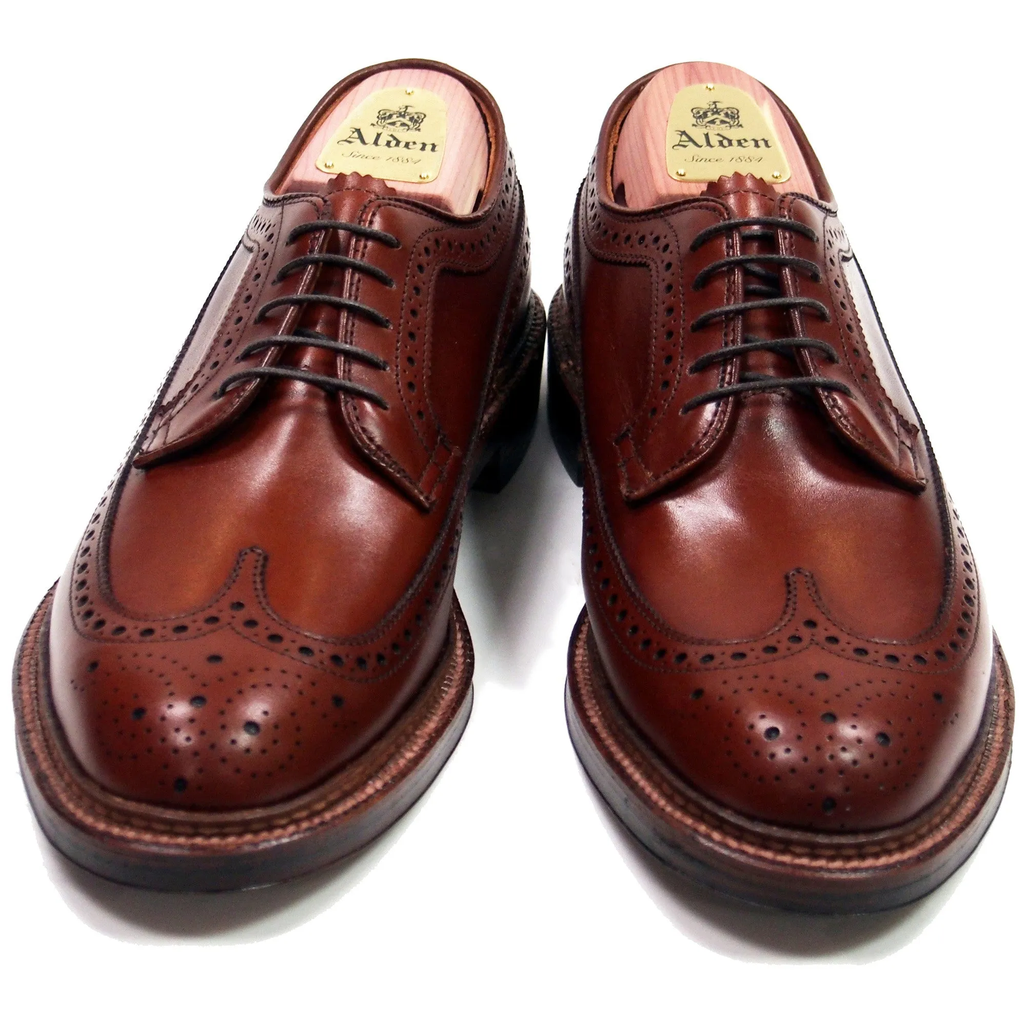 Alden 979 Burnished Tan Long Wing Blucher