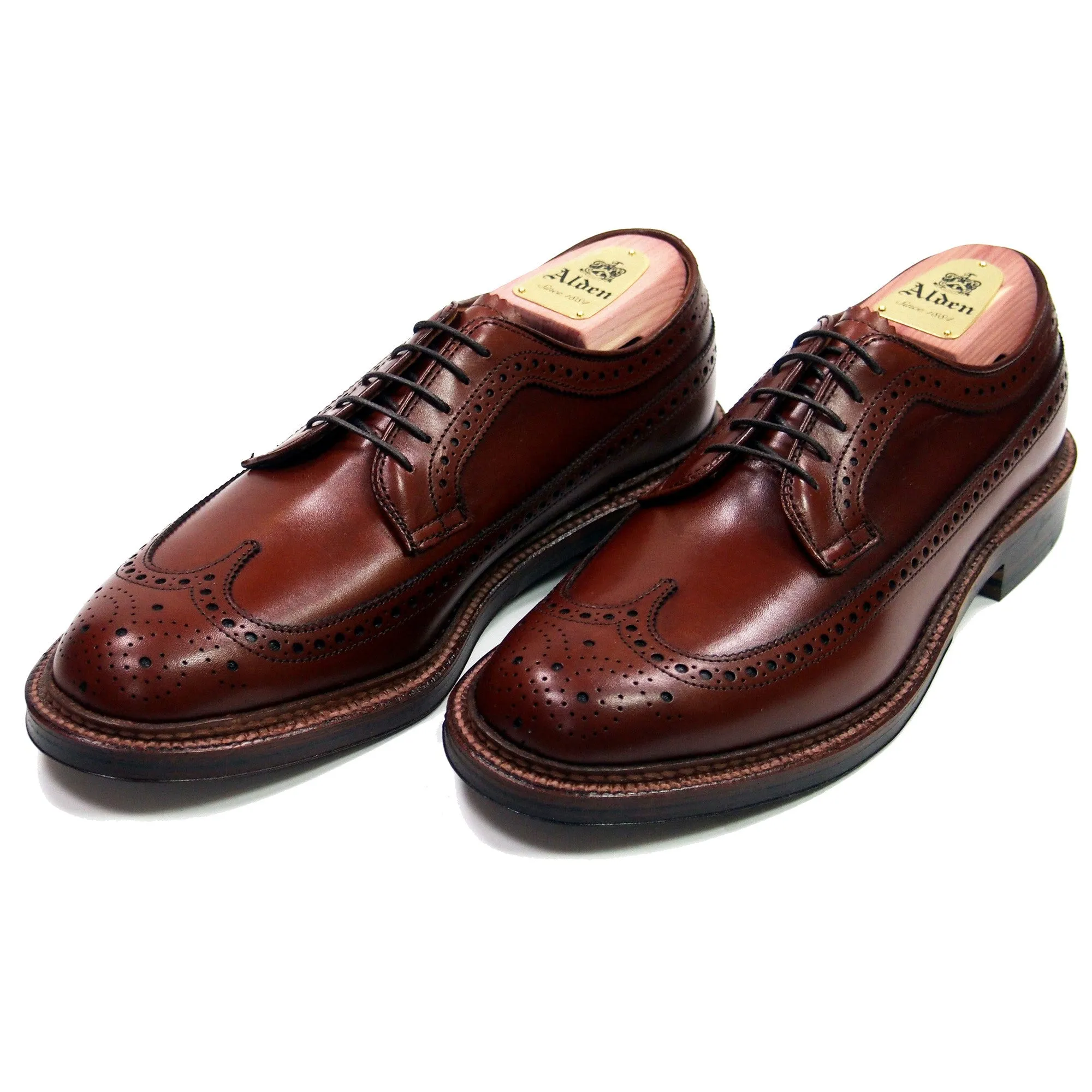Alden 979 Burnished Tan Long Wing Blucher
