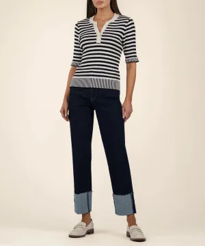 Alora Stripe Henley