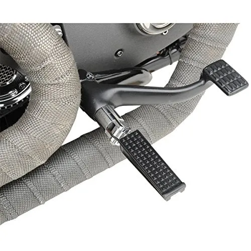Biltwell Inc. Sanderson Footpegs - Black Electroplate FP-SAN-SS-BK