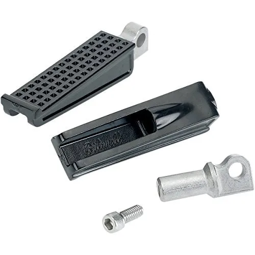 Biltwell Inc. Sanderson Footpegs - Black Electroplate FP-SAN-SS-BK