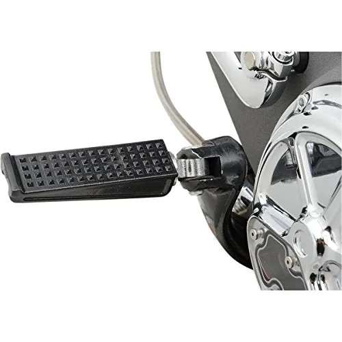 Biltwell Inc. Sanderson Footpegs - Black Electroplate FP-SAN-SS-BK