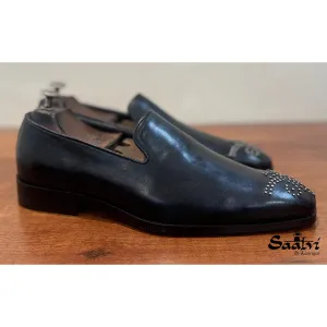 Black Loafers With Bajri