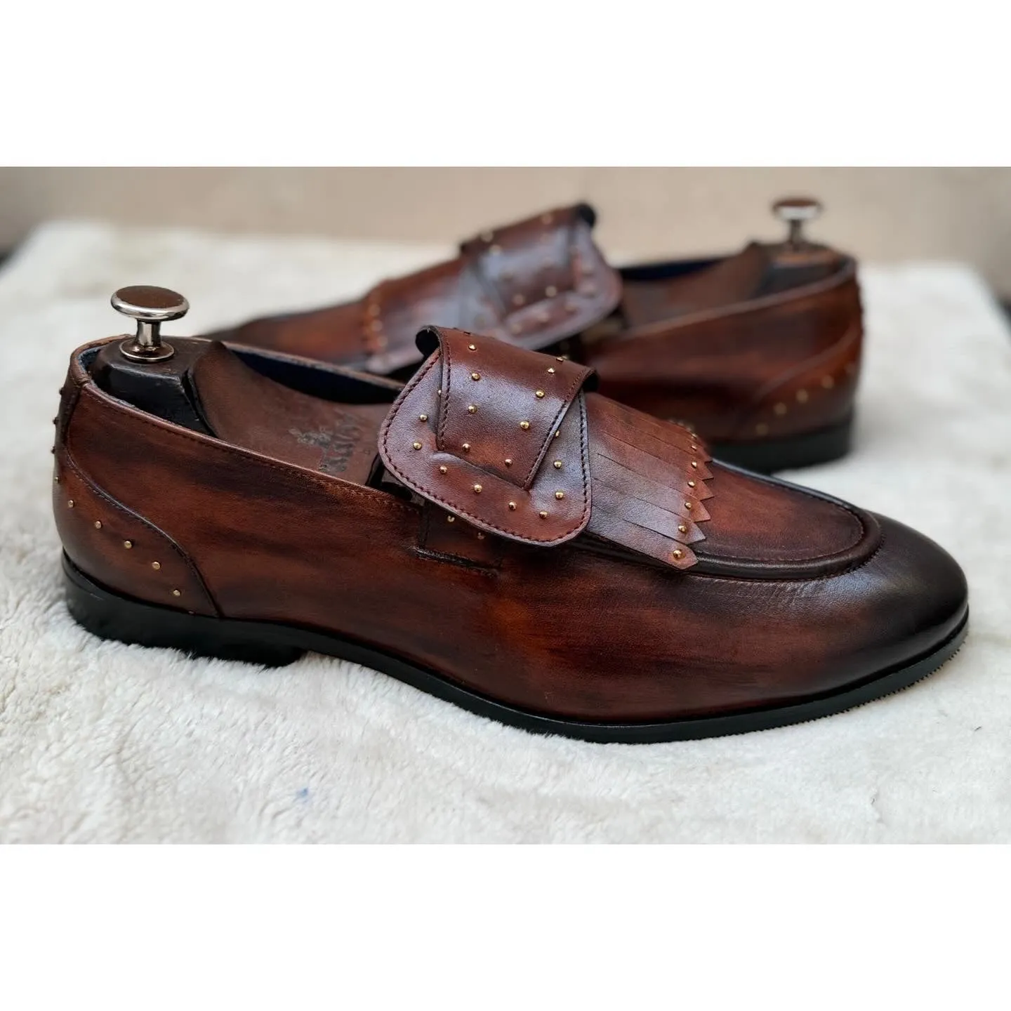 Butterfly Loafers Bajri Hand Patina