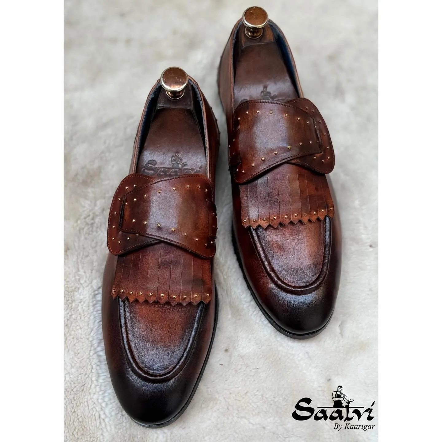 Butterfly Loafers Bajri Hand Patina