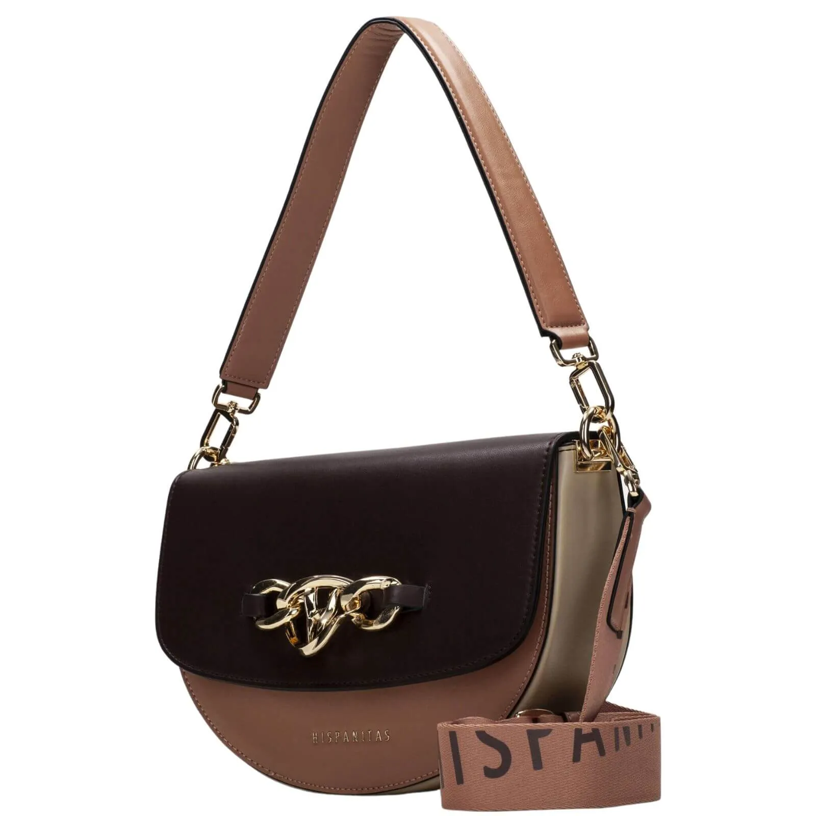 Hispanitas Leather Shoulder Bag - Brown