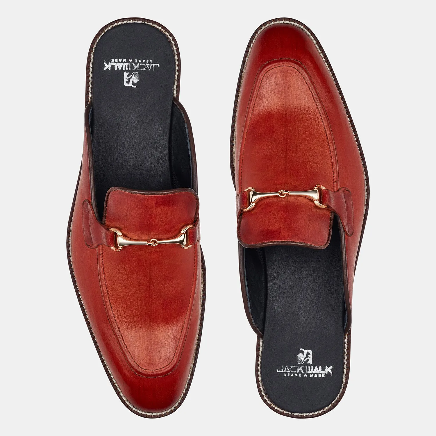 Light Tan Formal Mules Shoes