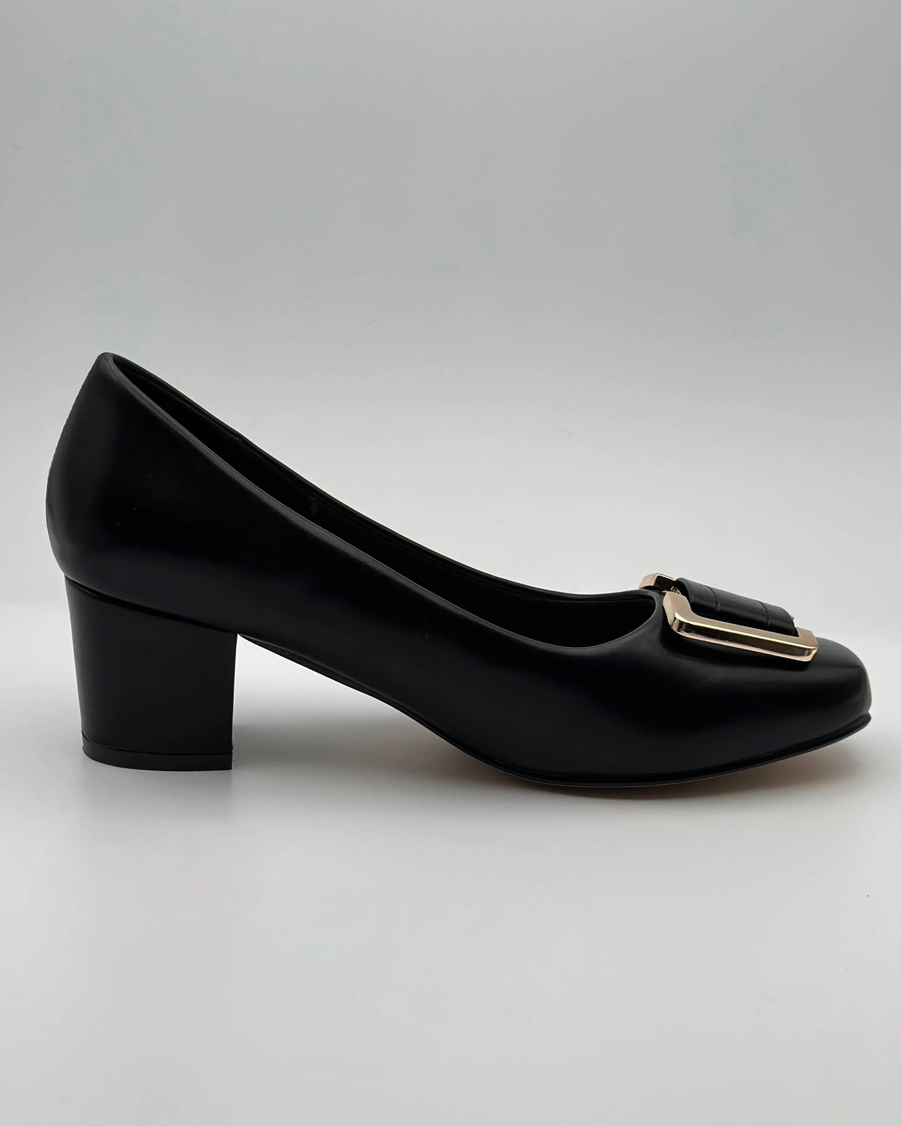 Marissa Black Buckle Pump Size 10