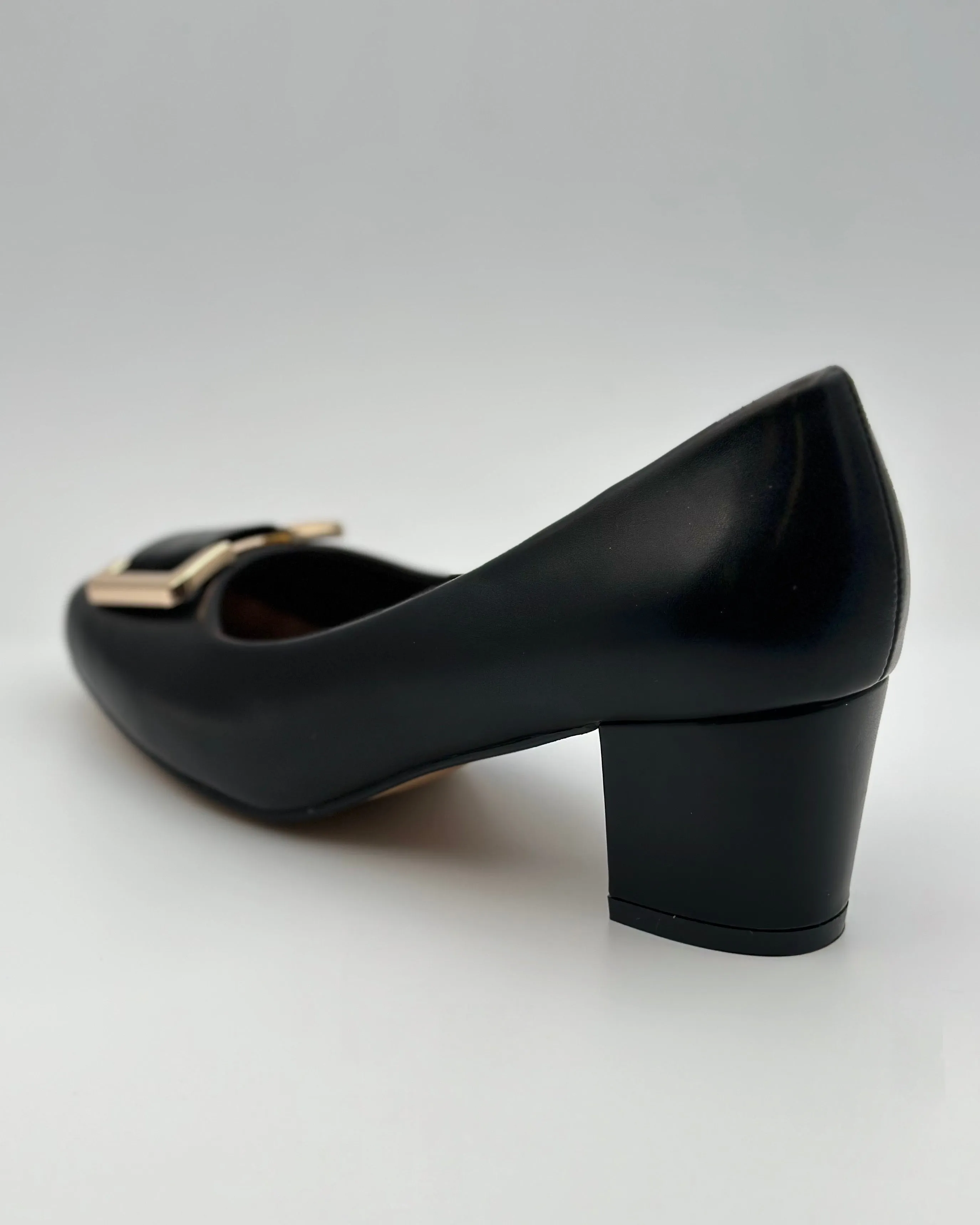 Marissa Black Buckle Pump Size 10