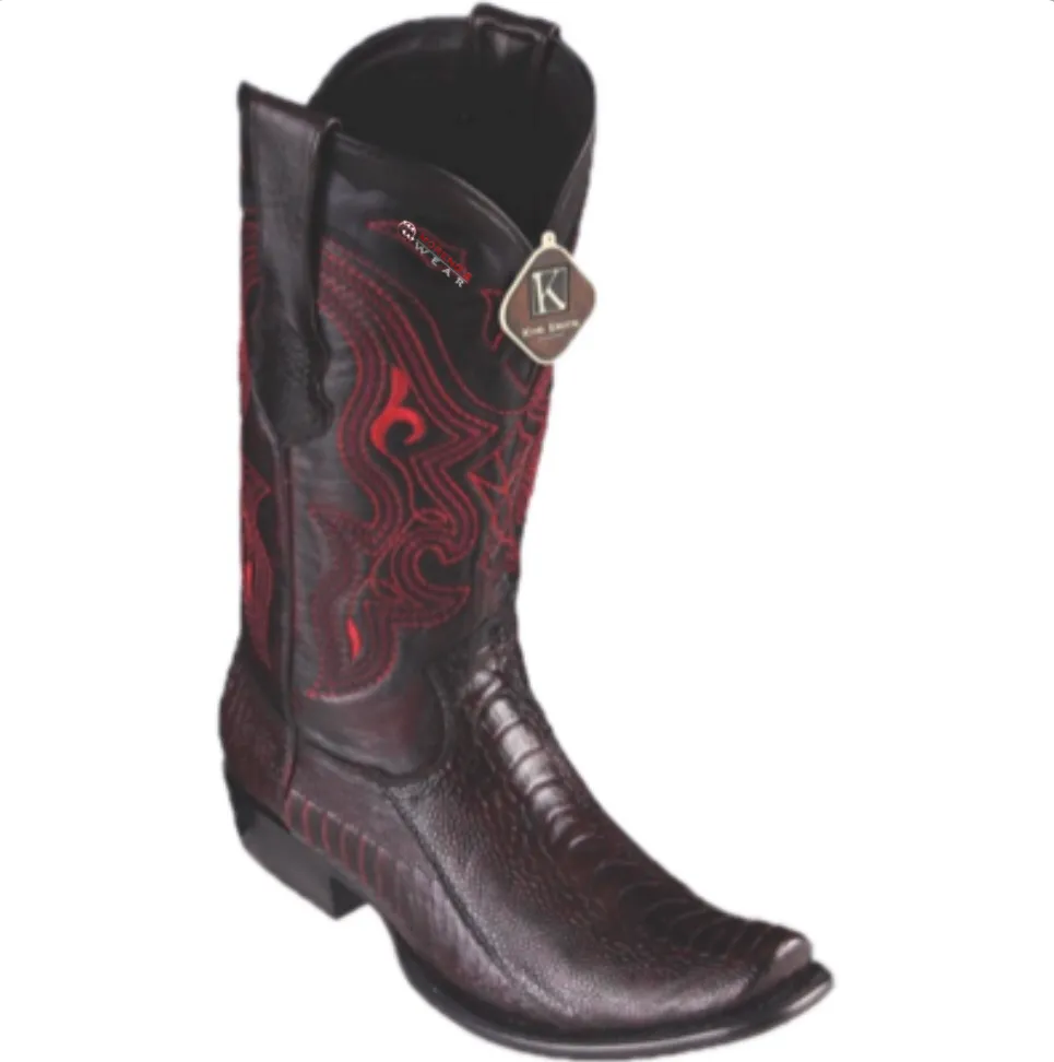 Men’s Los Altos Ostrich Leg Boots Dubai Toe