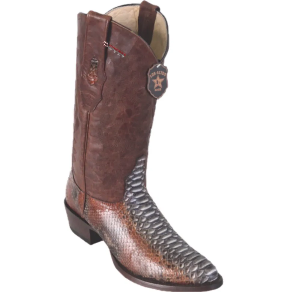 Men’s Los Altos Python Boots Round Toe