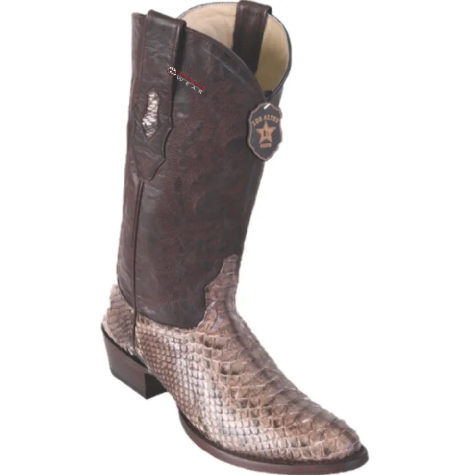 Men’s Los Altos Python Boots Round Toe