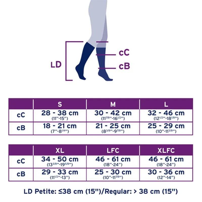 PR/1 JOBST ULTRASHEER WOMEN, KNEE HIGH, 20-30MMHG, MD, SUN BRONZE, CLOSED TOE