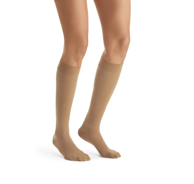 PR/1 JOBST ULTRASHEER WOMEN, KNEE HIGH, 20-30MMHG, MD, SUN BRONZE, CLOSED TOE