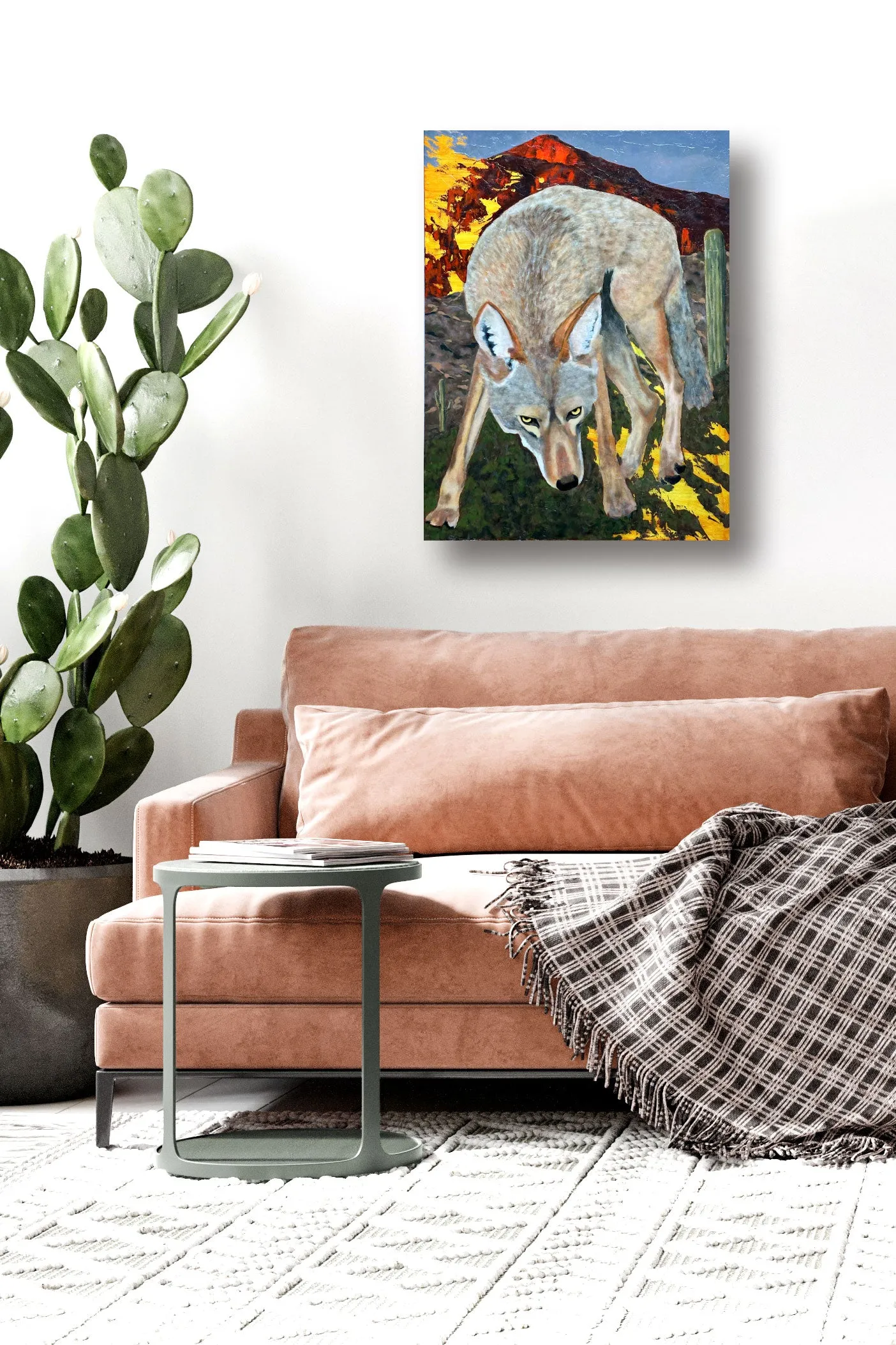 "Embaucador" Coyote Painting 18x24