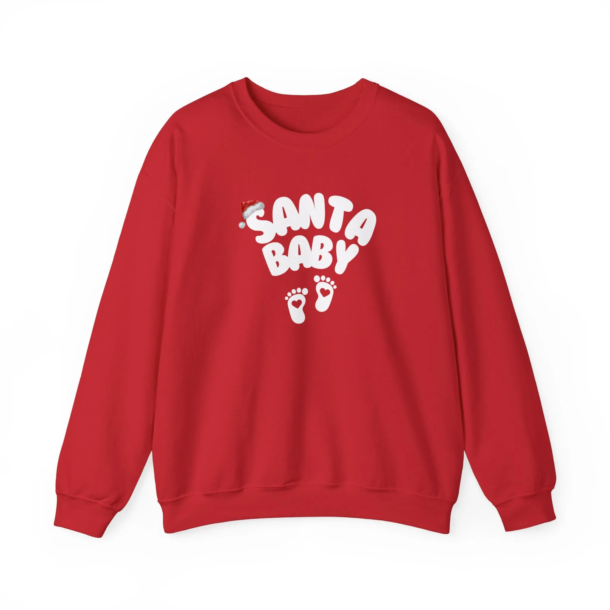 Santa Baby Christmas Pregnancy Announcement Sweatshirt