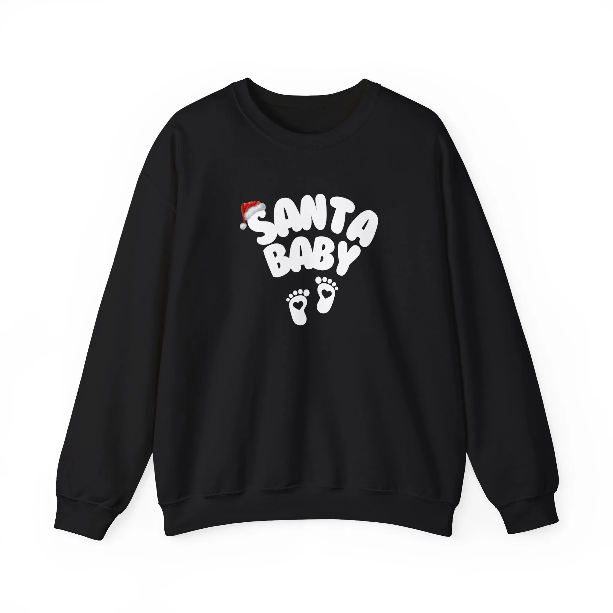 Santa Baby Christmas Pregnancy Announcement Sweatshirt