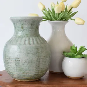 Vase 10" Jade