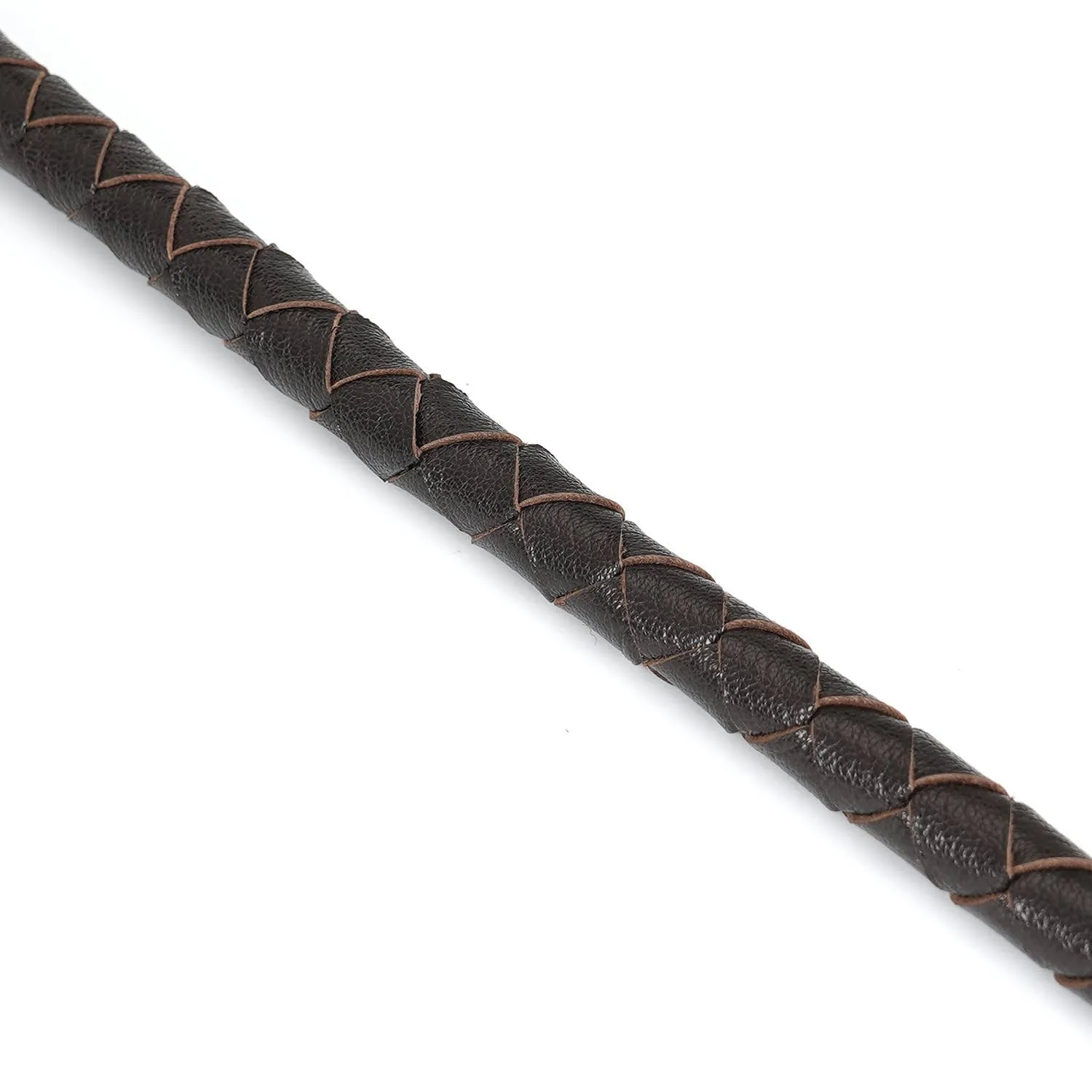 Wild Gent Brown Lamb Leather Whip