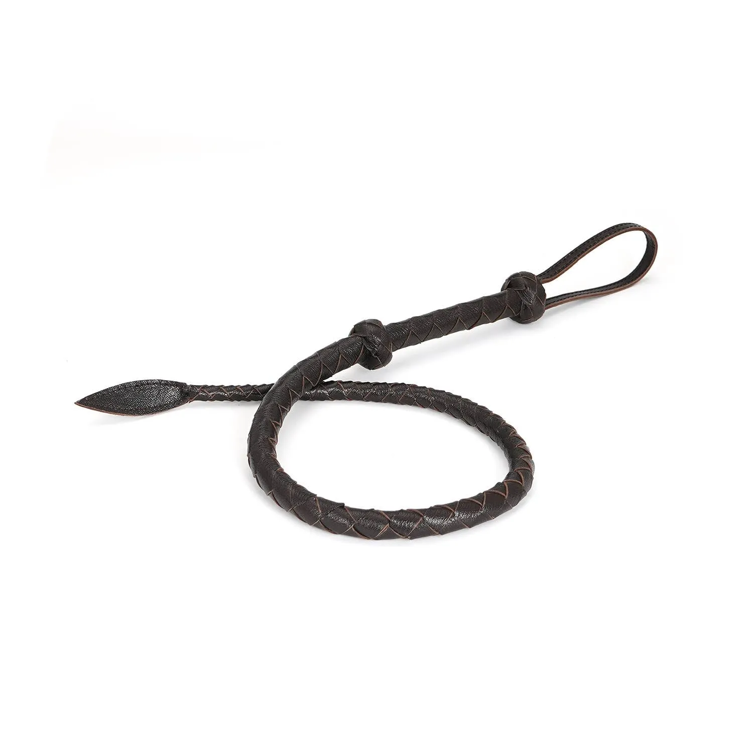 Wild Gent Brown Lamb Leather Whip
