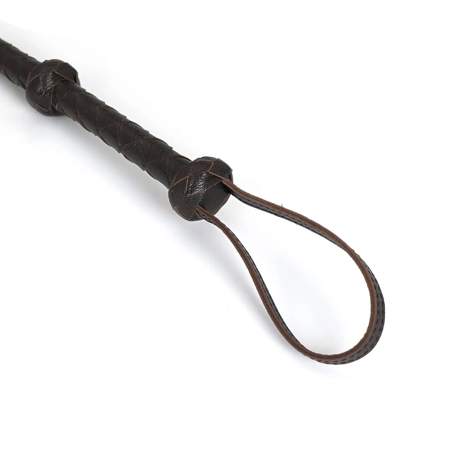 Wild Gent Brown Lamb Leather Whip
